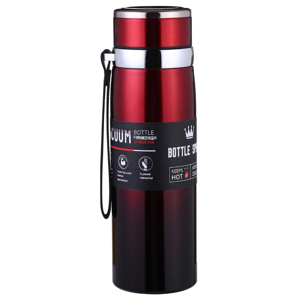 Stainless Steel Insulated Bottle Outdoor Mug Large Capacity Mug Thermos 1000ml